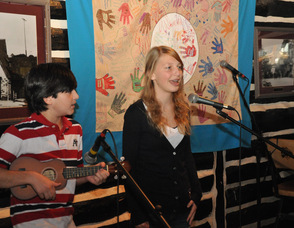 One of the singers from the Birykov Academy.