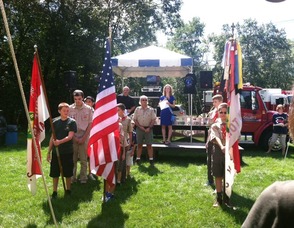 Local volunteers honored.