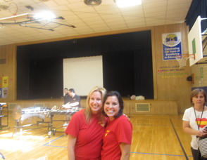 Principal Lauren Banker and spanish teacher Anna Ventoso