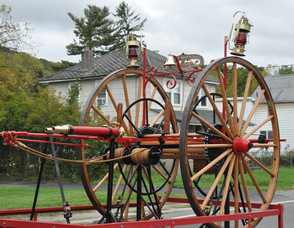 Antique fire apparatus, Wharton Fire Department.