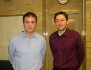 Andy Silvagni, the head Girls Varsity Basketball Coach and Joe Reel, the freshman girls basketball coach