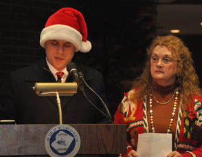 Town Manager Thomas S. Russo, Jr., and Mayor Sandra Diglio.