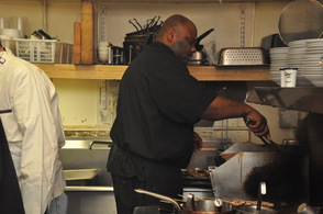 Chef Jesse Jones cooks up Carolina-inspired chicken.