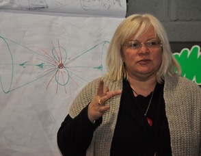 Irina SunChild at an Ogdensburg, NJ seminar, Feb. 2012.