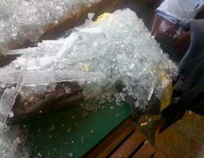 Decorations covered in glass