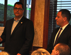 Adam Gussen NJ-5 Congressional Candidate, and NJ-11 Congressional Candidate John Arvanites.