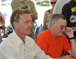 John Schneider on the judge's panel for the Daisy Duke contest.