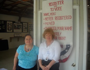Michele Guttenberger - AAUW & Helene Jaros - LWV