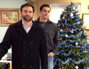Matt Milano (left) and associate Mark Milano (right).
