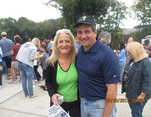 Councilwoman Patty Spango and Mayor Rob Parisi