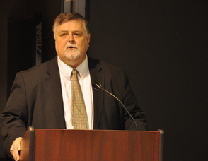 Freeholder Phillip Crabb at the podium.