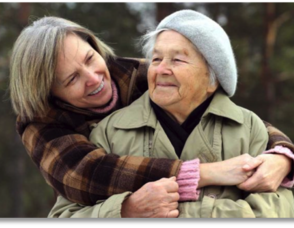 Hugging Bernice