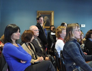 Some members of the audience at the Bader Qarmout event.