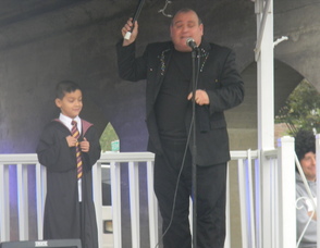 the magician at the magic show