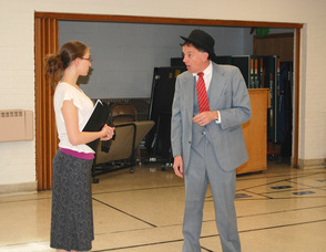Cast Members Prepare for Opening Night