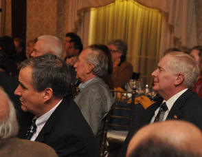 Commissioner Hal Wirths, of the State Department of Labor and Workforce Development, with Sussex County Clerk Jeffrey Parrott.