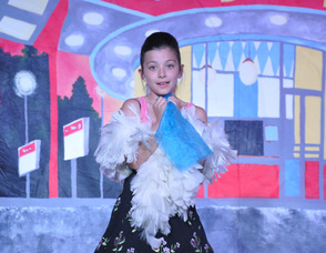 The solo performance of "It's Raining On Prom Night".