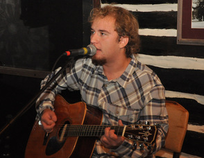 Geoff Doubleday performing at the event.