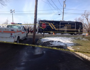 Recovery efforts at Budd Lake.