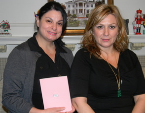 Elvira Romero, sales representative and Neila Nino, the manager at the Garden State Plaza store of Tous Jewelry