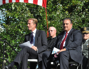 N.J. Burkett, Bob Dunphy, Pastor Brian Sullivan, and Reverend Ernest Kosa.