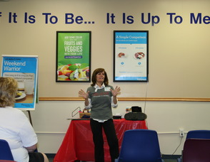 Weight Watchers Leader, Nancy Roche, sharing her personal success story