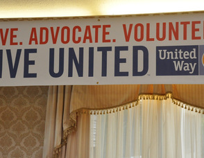 Campaign sign for "Live United".