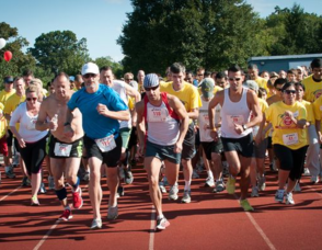 Runners Take Off
