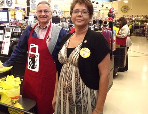 Len Lepore, Municipal Engineer, and Mickey Wagner, Coordinator of West Orange Cares