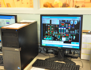 The computer tracking the operations of the facility.