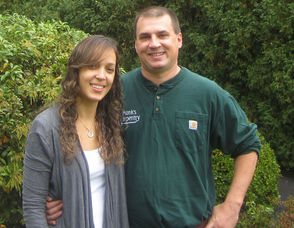 Owner Ty Monk with his wife, Viviane