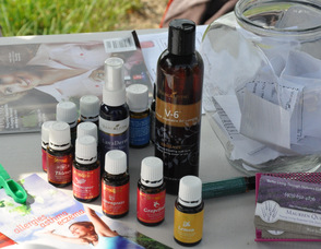 Essential Oils sold at the event.