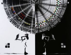 Impulse -black and white photo montage, 2012