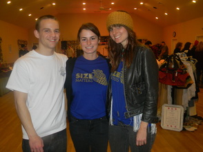 Rock, Shop, & Relief: A Sandy Charity Event creators Nick Bowden, Chelsea Bene and Jillian Pfund 