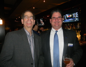 Jeffrey Burnett with Chamber President Michael Goodnight