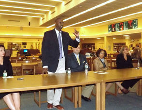 Principal Hayden Moore Acknowledges His Leadership Team