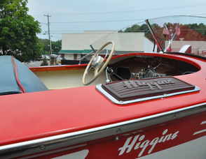 Higgins Sport Speedster on display.