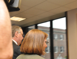 Joseph and Jane Clementi enter the courtroom.
