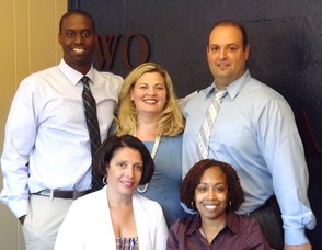 Hayden Moore, Kim Mancarella, Lou Della Pia, Annette Dade, and Lesley Chung