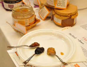 Harvest Song all natural preserves, including apricot, sour cherry, and fig selections.