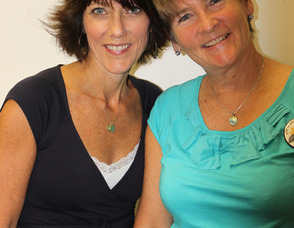 (L-R)Shari Susskind, West Orange resident, and Denise Esposito of the Downtown West Orange Alliance