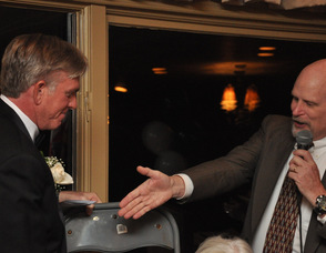 Robert B. Nicholson III, literally receives the chair position from 2012 outgoing chair, Tom Tate.