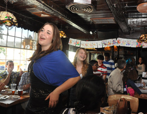 Students dance through Krogh's.