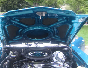 the inside of a car