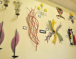 Sculptures by Larry Unick.