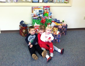 Pictured is Sussex Bank’s Vernon Branch collection items. Photo caption left to right: The Kimkowski Family - Nathaniel, Samantha & Julia (Sussex Bank customers)