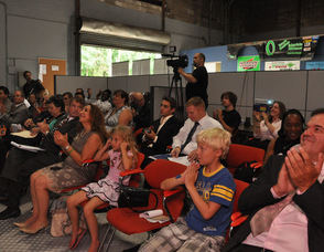 A section of the audience at the Experts of Sustainability event. 