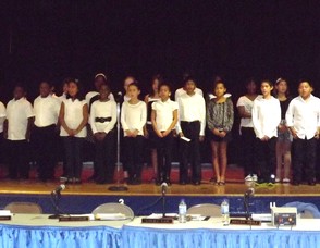Hazel Fifth Grade Chorus Students 