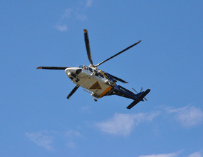 Flyover by the New Jersey State Police Aviation Unit.