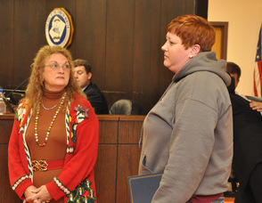 Mayor Sandra Diglio with NJAL Soccer Coach for Team 4-2, Chris LeMasson.
